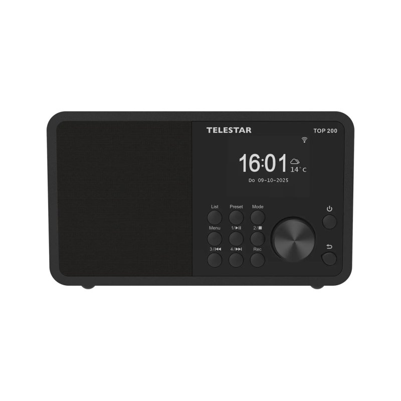 Telestar TOP 200 Portable Analogique et numérique Noir