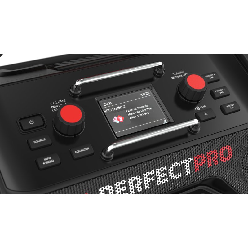 Perfectpro ROCKTAGON Worksite Digital Black, Red