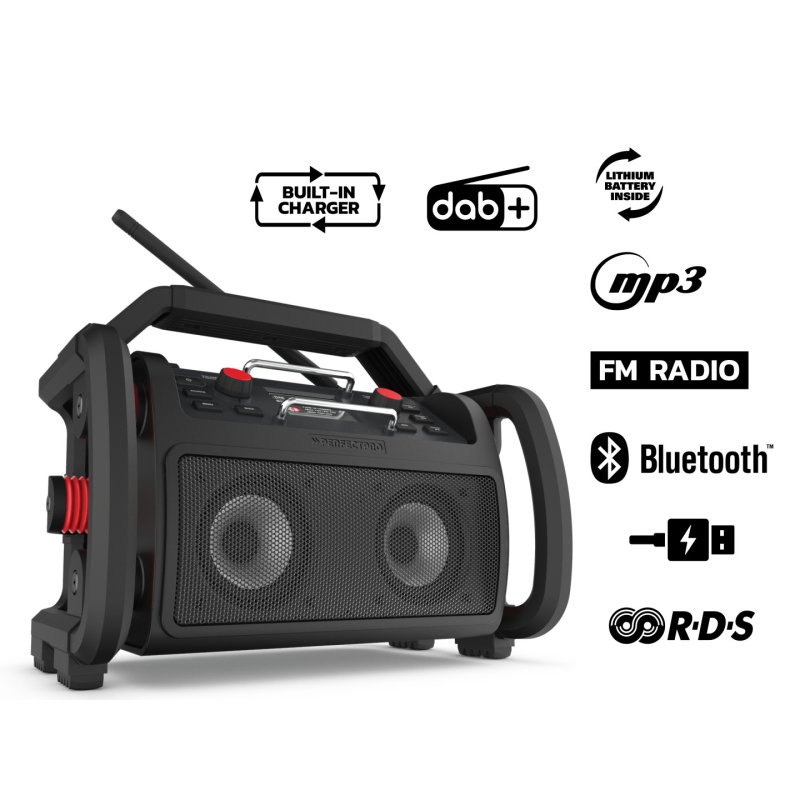 Perfectpro Rockpro Chantier Numérique Noir, Rouge