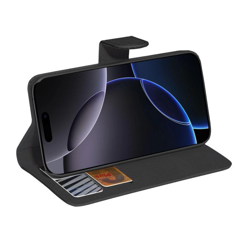 PEDEA 50160996 coque de protection pour téléphones portables 17,5 cm (6.9") Étui avec portefeuille Noir