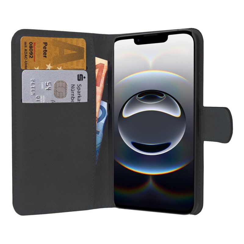 PEDEA 501600005 mobile phone case 15.5 cm (6.1") Wallet case Black