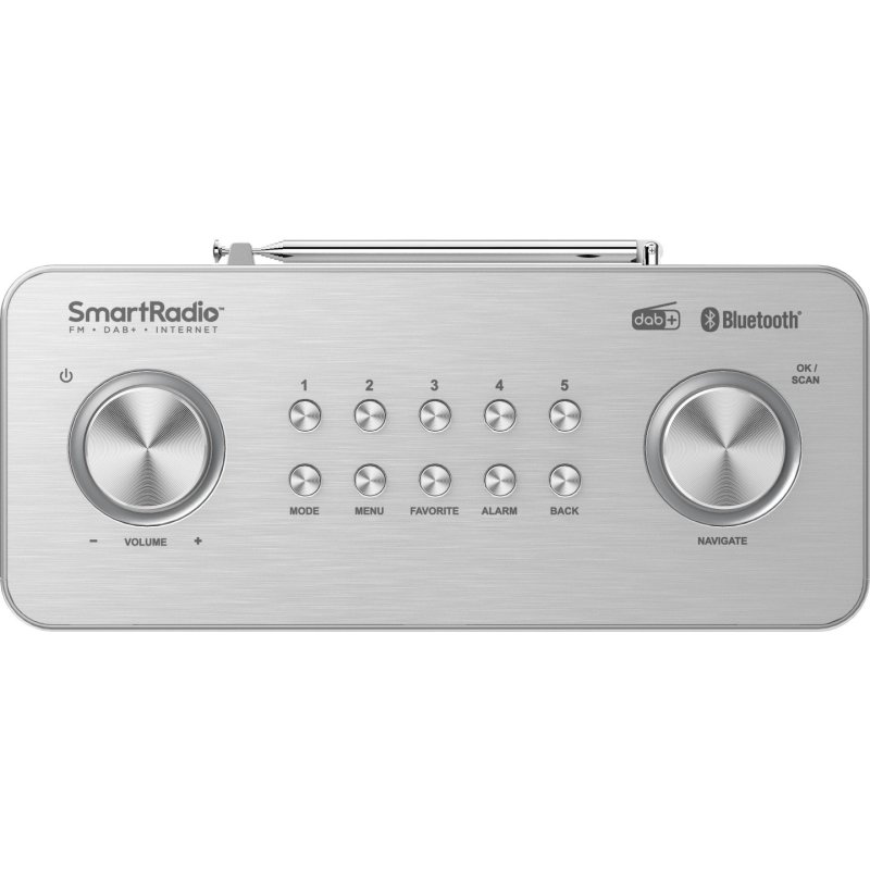 Kenwood CR-ST100S-S Radio portable Internet Numérique Argent