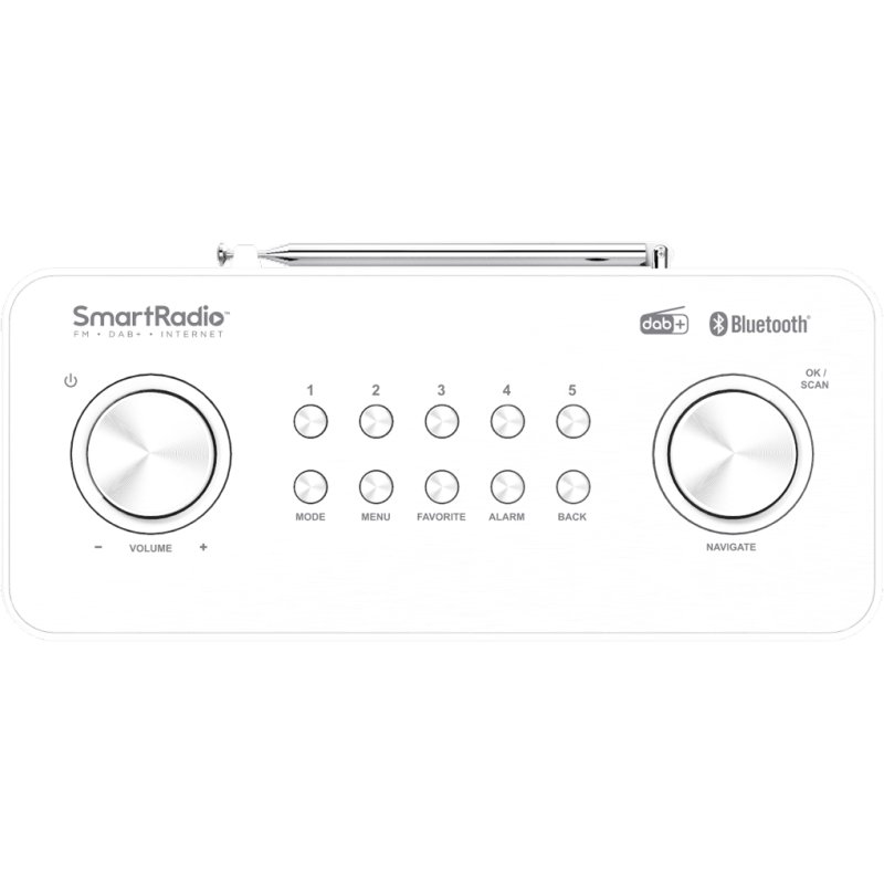 Kenwood CR-ST100S-W Radio portable Internet Blanc
