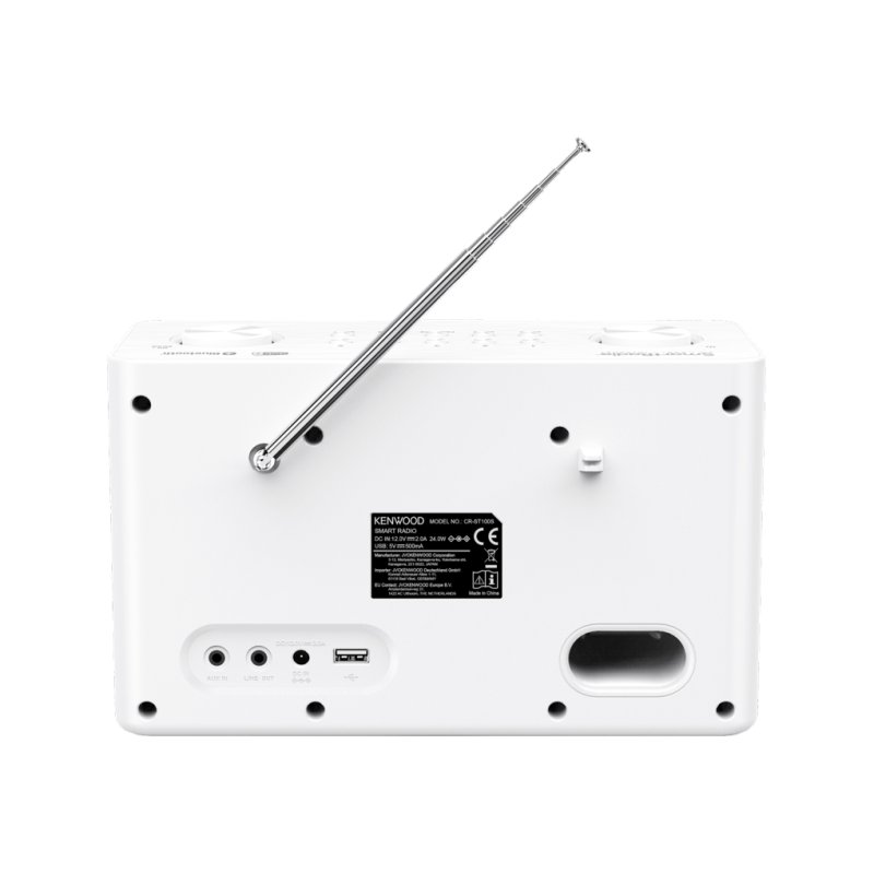 Kenwood CR-ST100S-W Radio portable Internet Blanc