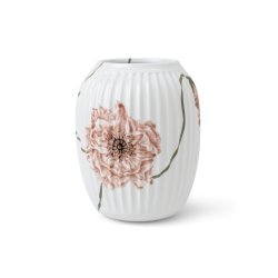 Kähler - Hammershøi Poppy Vase 21 cm - White With Deko (693019)