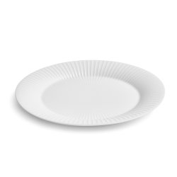 Kähler - Hammershøi Oval Serving Dish - White - 28.5x22.5 cm
