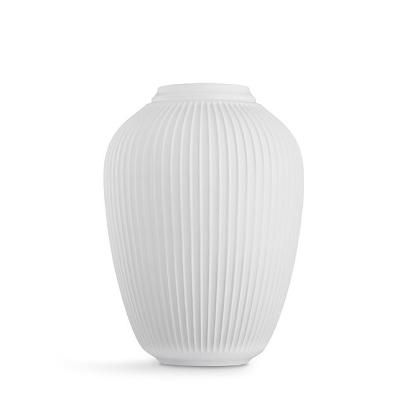 Kähler - Hammershøi Floor Vase - H50 cm - White