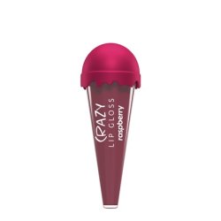 Hiskin Crazy Lip Gloss Raspberry Flavor 6 Ml