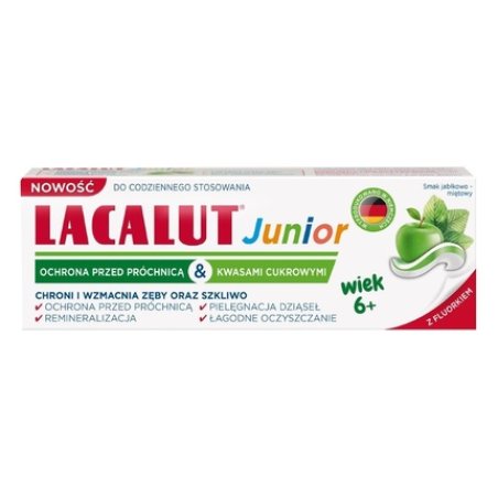 Zdrovit Lacalut Junior Toothpaste For Children From 6 Years 55ml