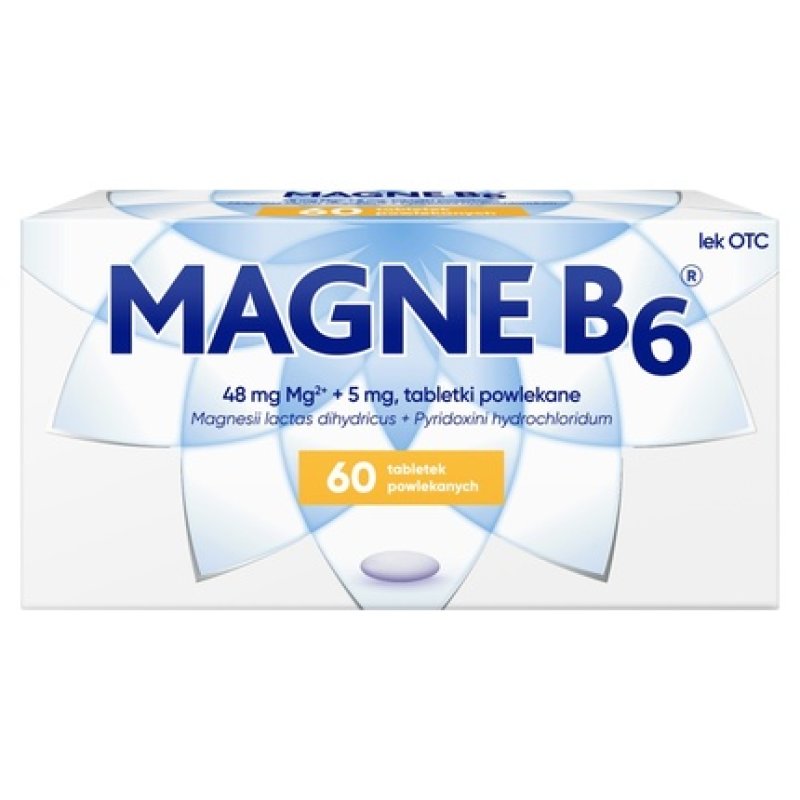 Magne B6 By Magne B6 Tablets For Magnesium And Vitamin B6 Deficiency 60 Pieces