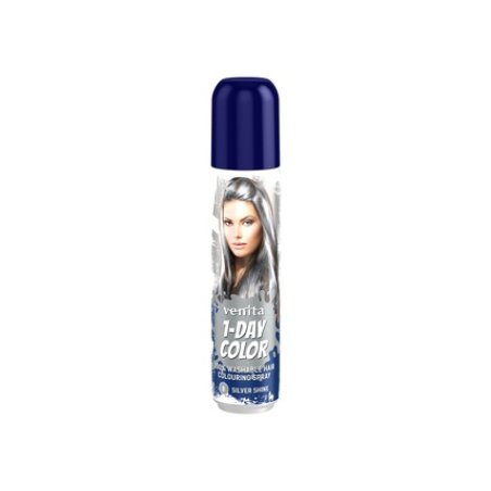Venita 1day Color Spray Hair Coloring No 6 Silver Shine Silver 50ml