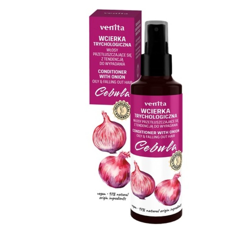 Venita Trichological Formula Onion Hair Tonic 100ml For Oily Hair With A Tendency To Fall Out