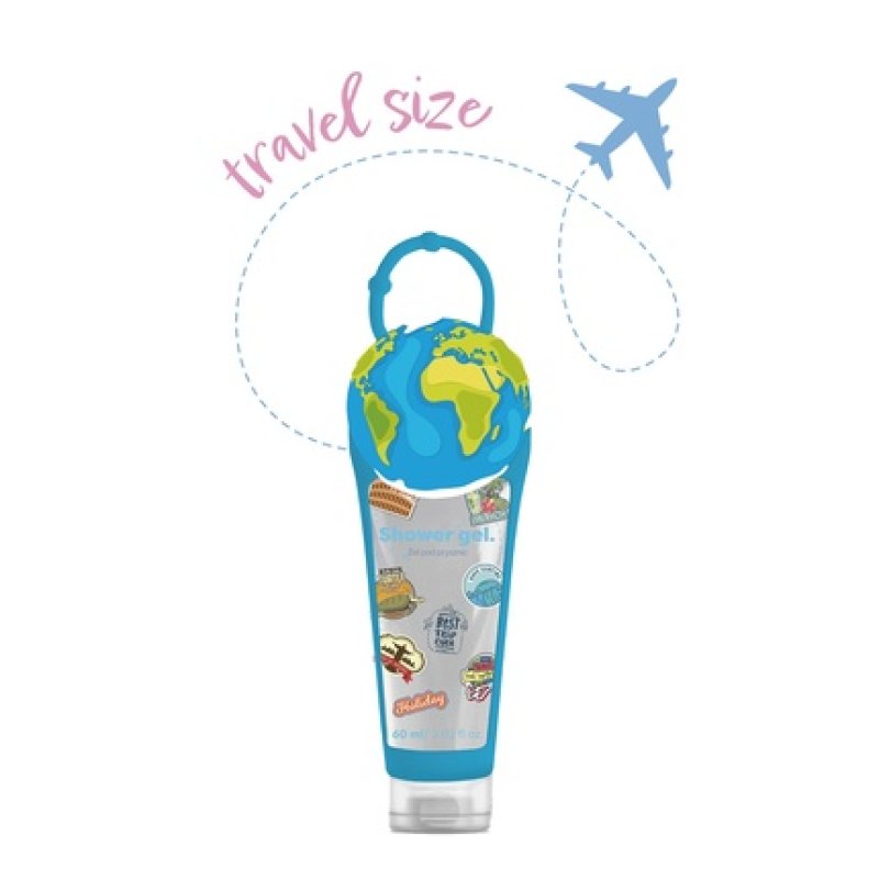 HISKIN TRAVEL SHOWER GEL GLOBE 60ML