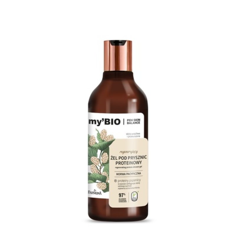 Farmona Mybio Regenerating Shower Gel With Protein Pacific Mulberry 500 Ml