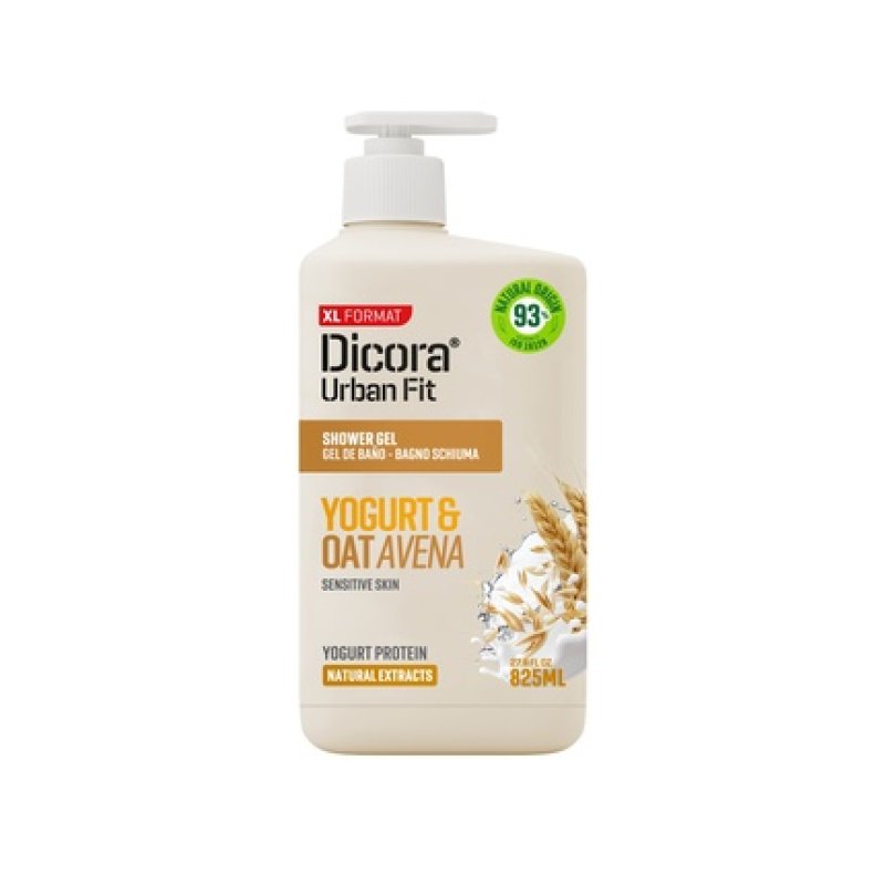 Disiclin Dicora Shower Gel Yogurt And Oat Flakes 825 Ml