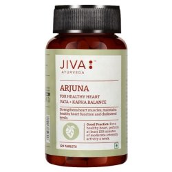Ajurweda Jiva Ayurveda Arjuna Dietary Supplement Supporting Heart And Liver Function Tablets 120 Pieces