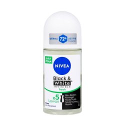 Nivea Deodorant Rollon 50ml Women Black & White Fresh