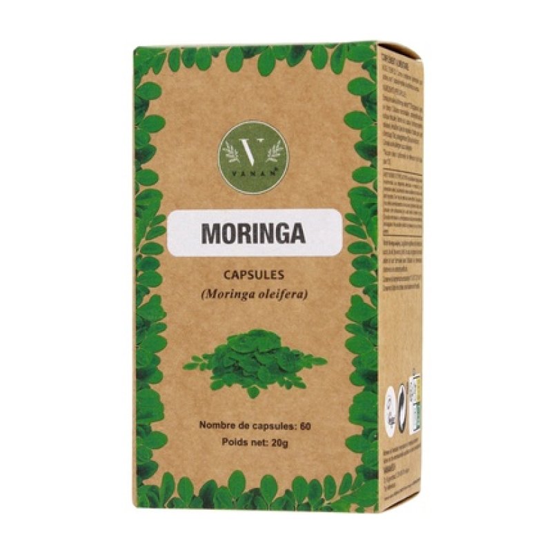 Ajurweda Vanan Moringa Dietary Supplement Supporting The Musculoskeletal System And Regeneration Capsules 60 Pcs