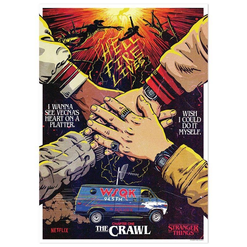 STRANGERS THINGS - The Crawl - Art Print - Edition Limitée