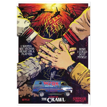 STRANGERS THINGS - The Crawl - Art Print - Edition Limitée