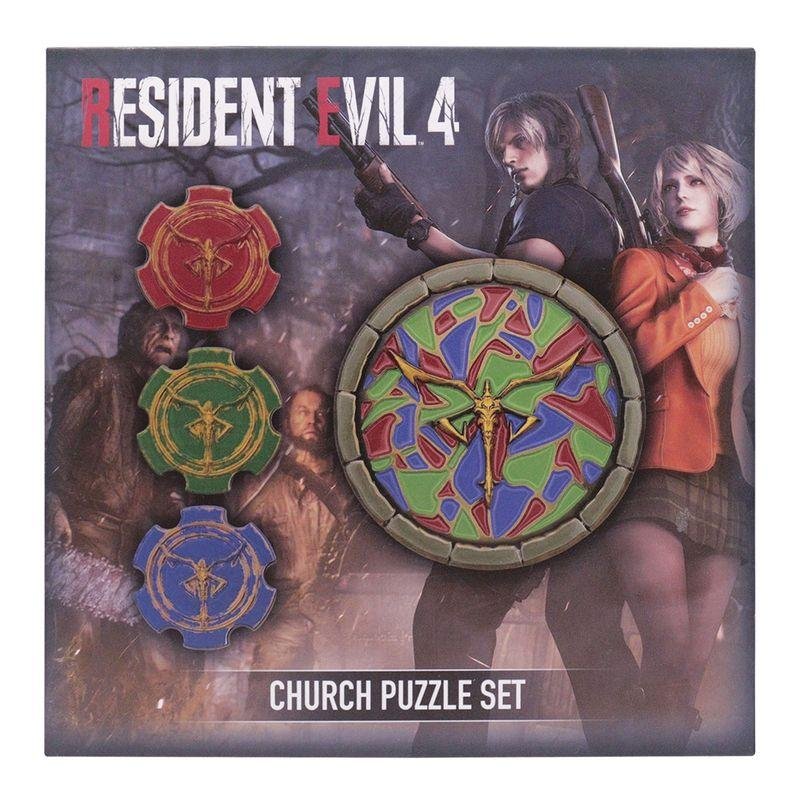 RESIDENT EVIL 4 - Church Puzzle - Set de Médaillons Edition Limitée