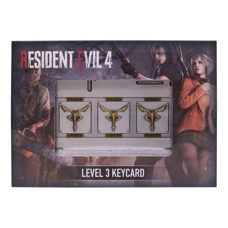 RESIDENT EVIL 4 - Level 3 Keycard - Replique Edition Limité