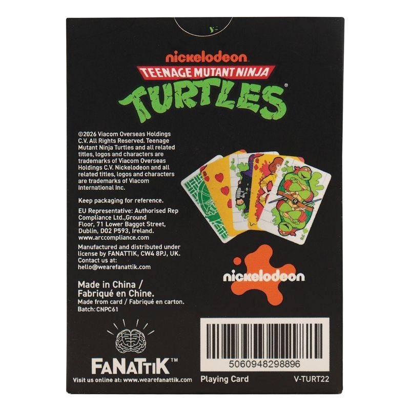 LES TORTUES NINJAS - Playing Cards CDU Containing 12 Packs