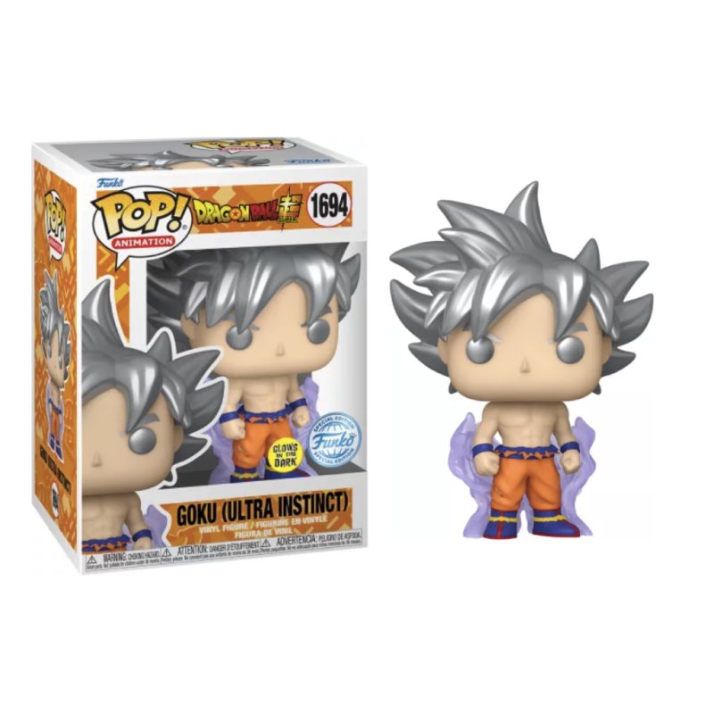 DRAGON BALL Z - POP N°1694 - Goku Ultra Instinct (Glow in the Dark)