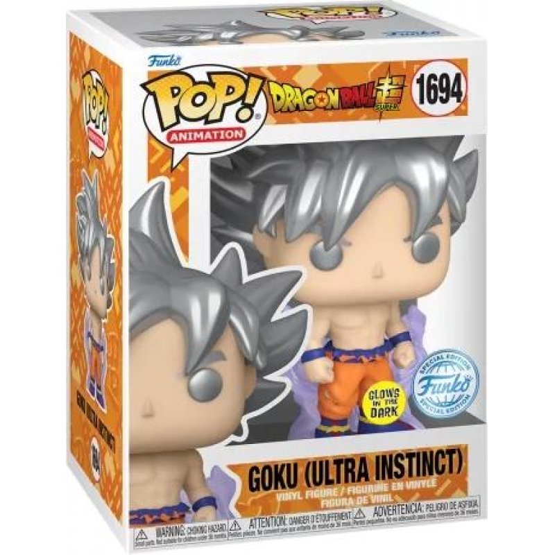 DRAGON BALL Z - POP N°1694 - Goku Ultra Instinct (Glow in the Dark)