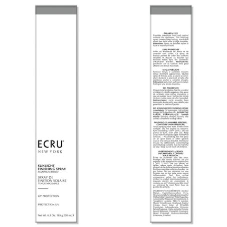 ECRU NEW YORK Sunlight Finishing Spray 6.5 Ounce