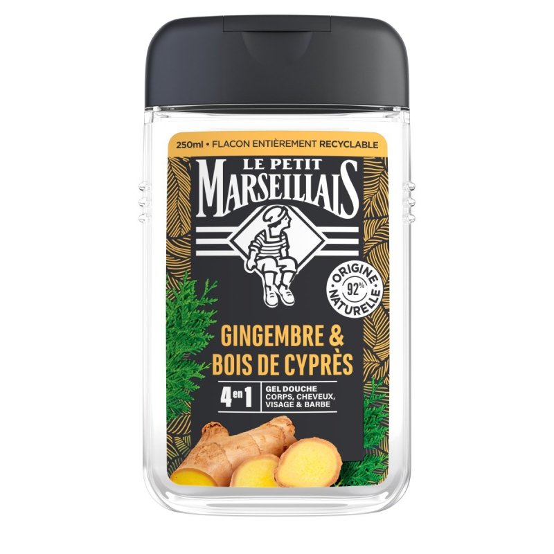 Le petit Marseillais 3574661714523 shower gel & body washes 250 ml Men Ginger