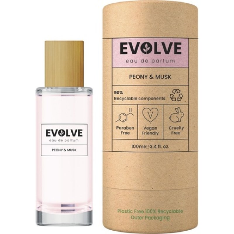 Fragrance Evolve Peony & Musk Eau De Parfum For Women 100 Ml
