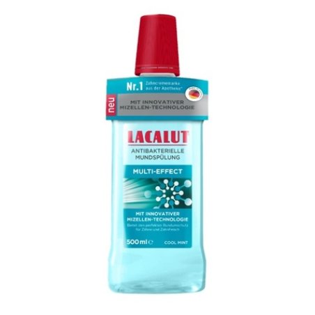 Zdrovit Lacalut Multieffect Antibacterial Mouthwash With Micellar Technology 500 Ml
