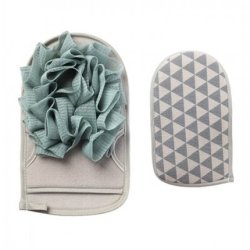 Ecarla Doublesided Bath Glove Green 1 Piece