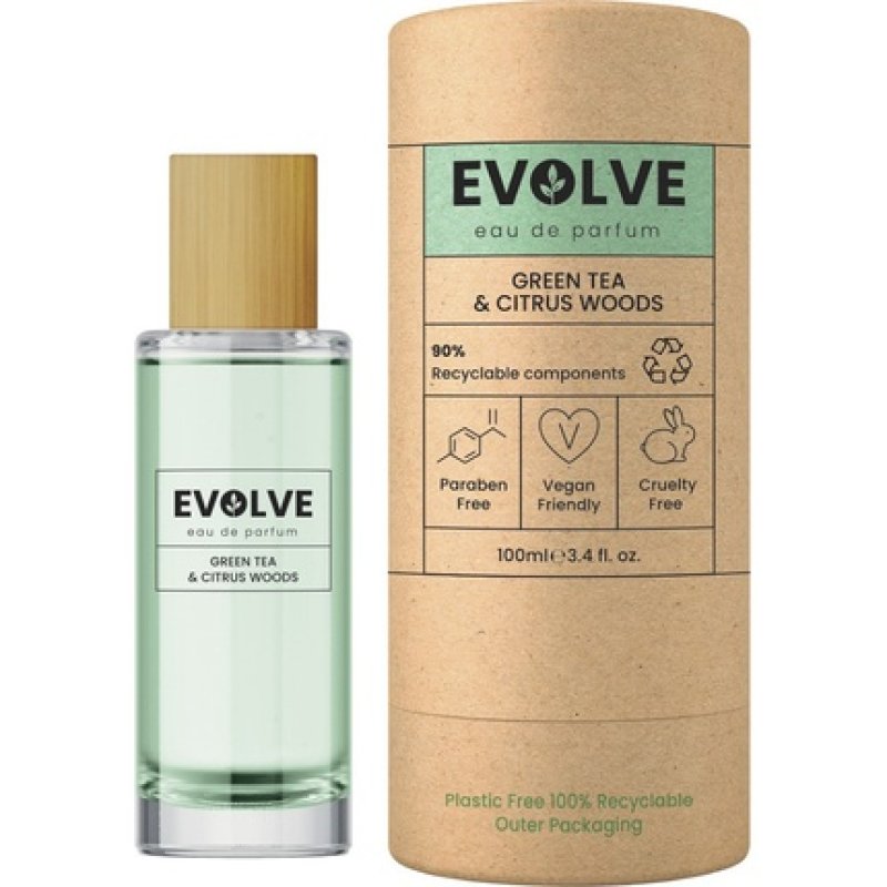 Fragrance Evolve Green Tea & Citrus Woods Perfume For Women 100 Ml