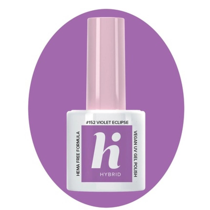 Hi Hybrid Hema Free Hybrid Nail Polish Palm Springs 152 Violet Eclipse 5ml