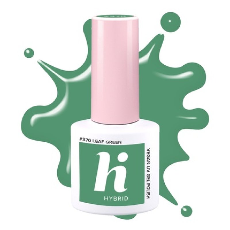 Hi Hybrid Hybrid Nail Polish 370 Leaf Green 5 Ml