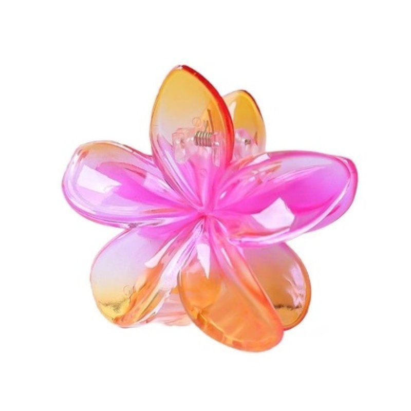 Ecarla Hair Clip Xl Ombre Flower Sp322