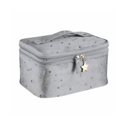 Ecarla Expandable Cosmetic Bag With 2in1 Insert Gray Ks97sz