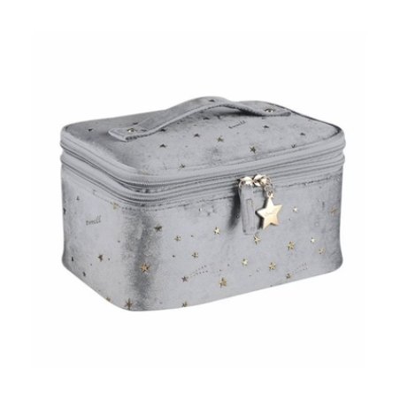 Ecarla Expandable Cosmetic Bag With 2in1 Insert Gray Ks97sz