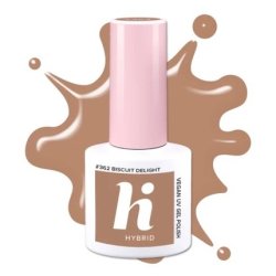 Hi Hybrid Hi Hybrid Hybrid Nail Polish Hema Free Coffeehouse 362 Biscuit Delight 5 Ml