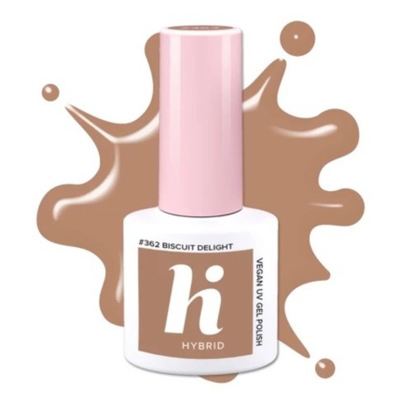 Hi Hybrid Hi Hybrid Hybrid Nail Polish Hema Free Coffeehouse 362 Biscuit Delight 5 Ml