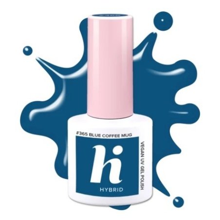 Hi Hybrid Hi Hybrid Hybrid Nail Polish Hema Free Coffehouse 365 Blue Coffee Mug 5 Ml