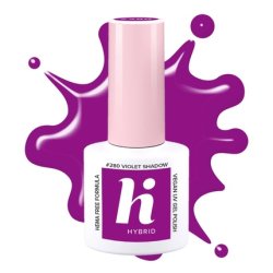Hi Hybrid Hema Free Hybrid Nail Polish Neon 280 Violet Shadow 5ml