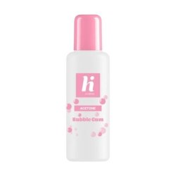 Hi Hybrid Acetone For Removing Hybrid Nail Polish Bubble Gum 125 Ml
