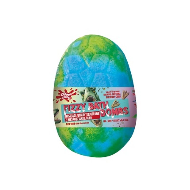Chlapu Chlap Fizzy Bath Bomb Dinosaur Egg With Surprise Funky Cola 140g