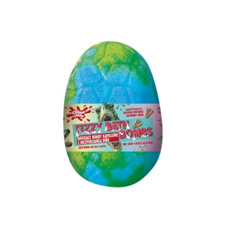 Chlapu Chlap Fizzy Bath Bomb Dinosaur Egg With Surprise Funky Cola 140g