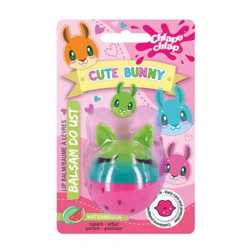 Chlapu Chlap Cute Bunny Lip Balm Watermelon Scent