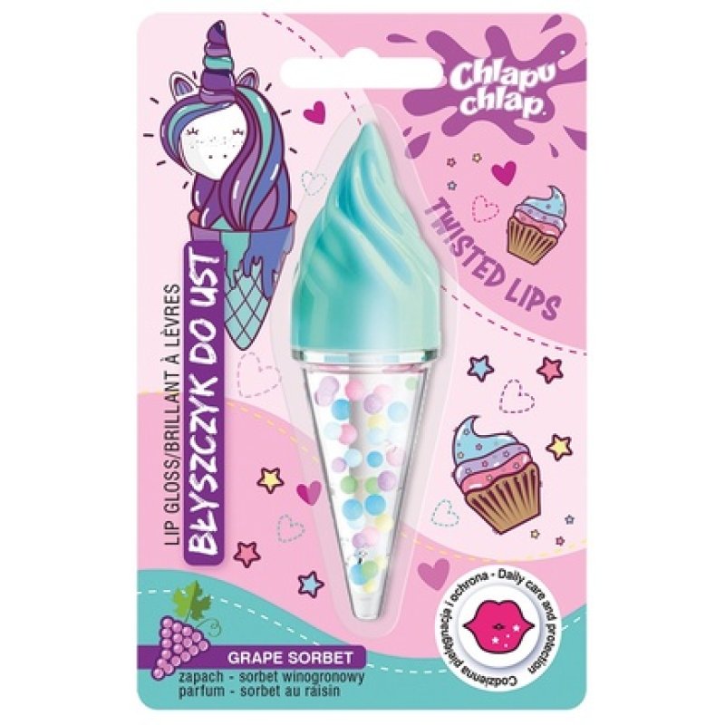 Chlapu Chlap Lip Gloss Cone Grape Sorbet 45ml