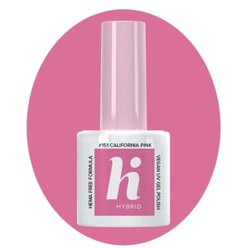 Hi Hybrid Hema Free Hybrid Nail Polish Palm Springs 151 California Pink 5ml